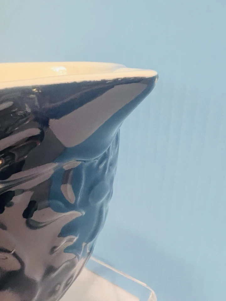 MASON CASH Tazón de Batería en Relieve 2 cuartos-NÁUTICO-Azul Pez Cangrejo Vida Marina-NUEVO CON ETIQUETAS Foto 3 de 4