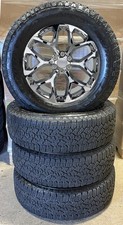 Chevy Silverado 20 Chrome Snowflake New Wheels Goodyear At Takeoff Tires Tpms