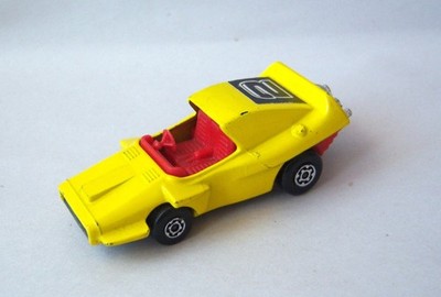 Matchbox SuperFast No 58 Whoosh 'N' Push 1972 - yellow - Lesney Products & Co