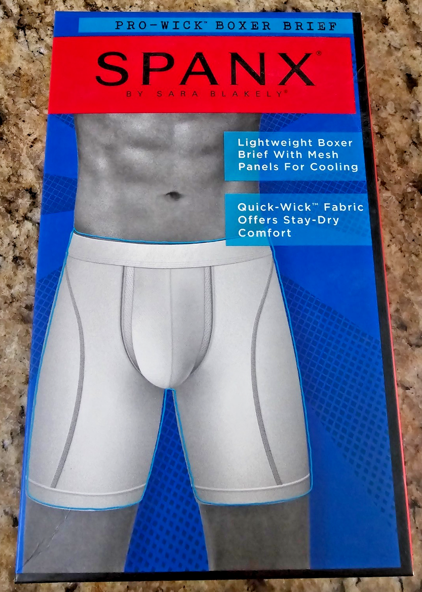 Spanx by Sara Blakely. Black pro-wick boxer brief size XL. Breathable. Msrp  $35 | eBay