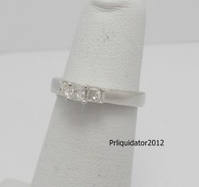 1/4CT Natural Diamond Anniversary Engagement Wedding Bridal Ring 14K White Gold