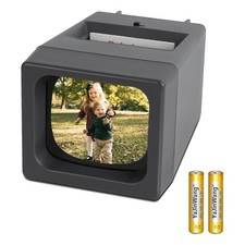 35mm Slide Film Viewer, 2X Magnification Desk Top LED Lighted...