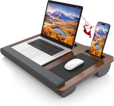 Laptop Lap Desk, Portable Large Laptop Desk for Bed, Up to 17 in Lap Table