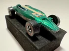 Vintage Hot Wheels Redline 1969/1970 Shelby Turbine Green Grand Prix Car HK