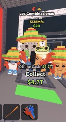 Los Combinaciones Secret Generation Game Asset $135M/s $2B Offline Cash $4.7T