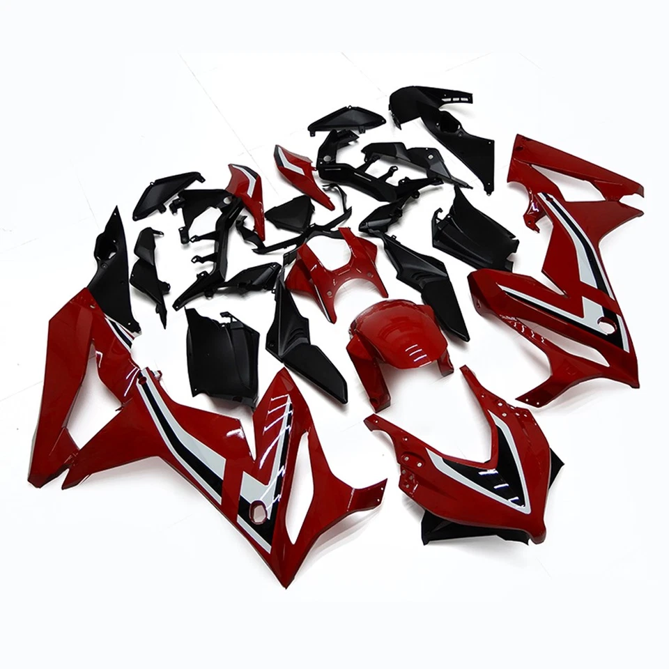 Kit de carenado de inyección para Honda CBR650R 2019-2023 19 20 21 22 carrocería rojo negro Foto 3 de 4