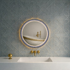 Image of Durovin LED Bathroom Mirror Anti-Fog Illuminated Wall Mounted Vanity Mirror 500