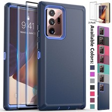 For Samsung Galaxy Note 20 Ultra 10 9 Hybrid Phone Case Cover / Screen Protector