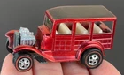 Vintage Hot Wheels Redline 1969 BLAZING Red Classic '31 Ford Woody - Top Shelf!