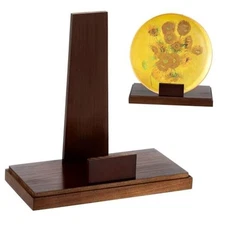  Wooden Plate Stand for Display Plate Postcard Picture Frame Book 8 Inch