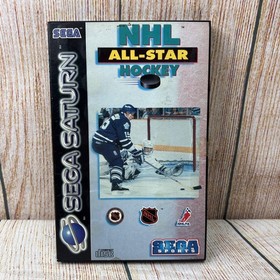 NHL All Star Hockey Sega Saturn Complete With Manual (PAL)