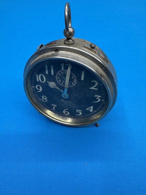1925 Patent Date Westclox Baby Ben Peg Leg Alarm Clock 20th Century Working
