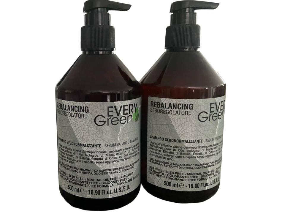 EVERYGREEN Rebalancing Shampoo x2 500ml Flaschen