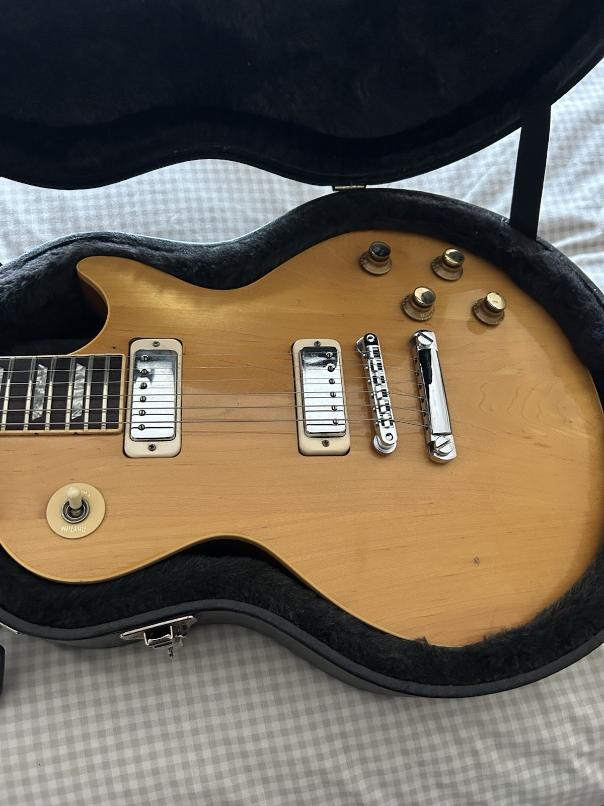Gibson Les Paul Deluxe 1976 USA Natural Finish Electric Guitar