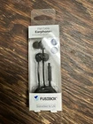 FuseBox Earbuds Wired Built In Mic Flat Cable Tangle Free (Black) 190-0927-FB2