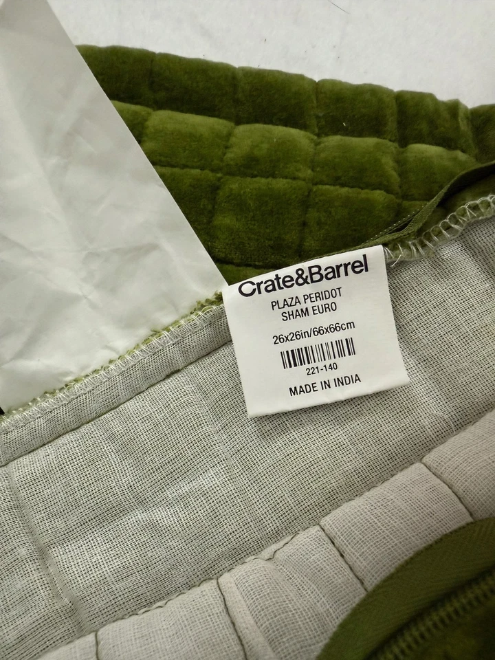CAJA Y BARRIL PLAZA PERIDOTO verde acolchado 4ed EURO farsa Foto 4 de 4