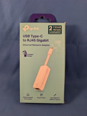 TP-Link UE300C USB C To Ethernet Adapter RJ45 To USB C [Thunderbolt 3/4