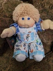Cabbage Patch Kid, OK Factory Boy With Blue Eyes,  Adorable.