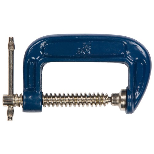 BlueSpot G-Clamp Fine Thread 50mm 2in Wood Metal Work Vice Cast Iron Frame - Picture 3 of 3