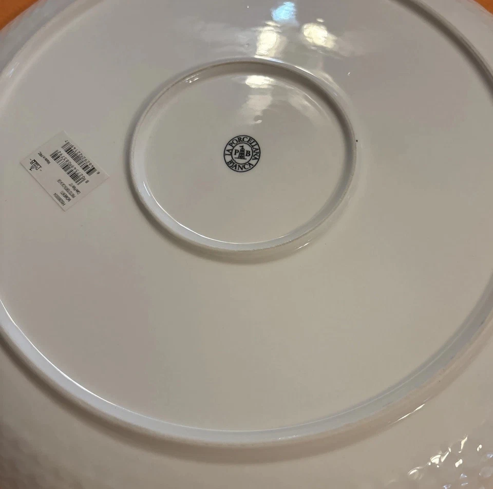 New AUTHENTIC ITALIAN CERAMICS 13” serving dish “ The trill of TUSCAN tradition” - Image 3 of 4