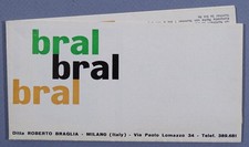 Bral Toys Brochure Italy Multi-Lingual Meccanico Elettro Telegrafo Gr Prix..C31C