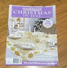 Handmade Christmas in July Christmas Crafts Magazine - Purple & White