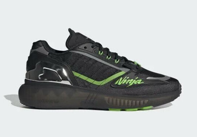 ADIDAS ZX 5K Boost Kawasaki Shoes Black/Green Men's Size 9.5 195733970314