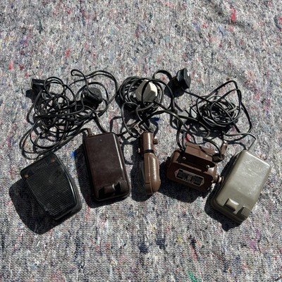 Vintage Singer Näh - Motor + Fußpedale + Licht Restposten Konvolut - ungetestet
