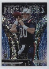 2021 Panini Prizm Fireworks No Huddle Prizm Mac Jones #F-25 e7q