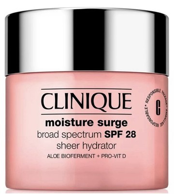 Clinique Moisture Surge Broad Spectrum SPF 28 Sheer Hydrator 1.7 Oz NEW IN BOX!