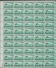 US, 936, COAST GUARD WW2, FULL SHEET OF 50, MINT NH, 1940'S COLLECTION