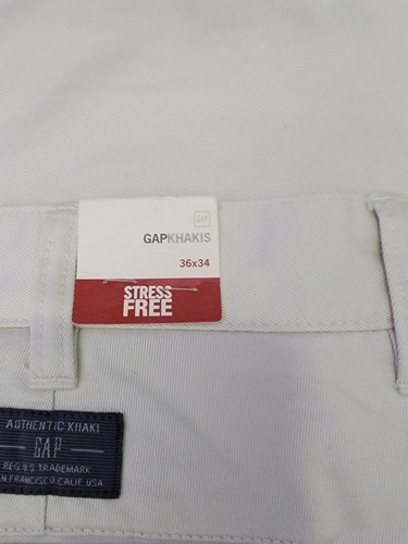 Gap Khakis Classic Fit Pants Size 36x34 Flat Front NWT VTG - Picture 8 of 12