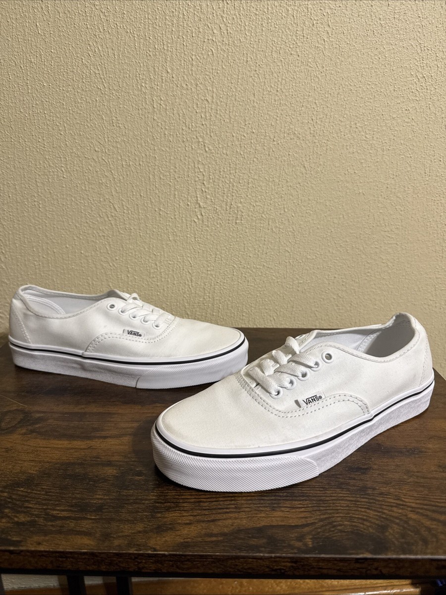 Vans Authentic White M 7.0 W 8.5 | eBay