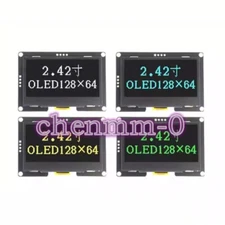 1PCS 2.42 "OLED module 2.4 display 128x64 drive SSD1309 interface 4-pin IIC #YT