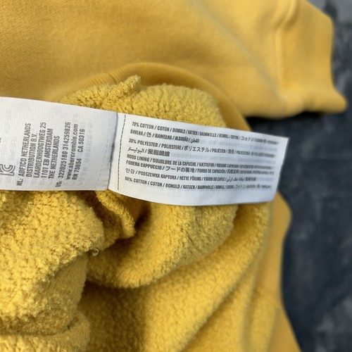 Hollister Sweatshirt Hoodie Mens Sm Embroidered Yellow - Picture 8 of 17