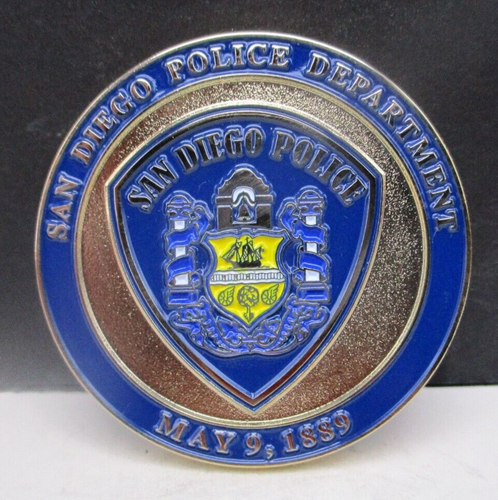 San Diego Police Officer Association SDPOA Challenge Coin / Department SDPD - Imagen 1 de 4