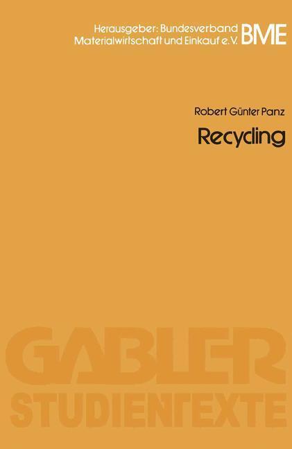 Recycling | Buch | 9783409017060