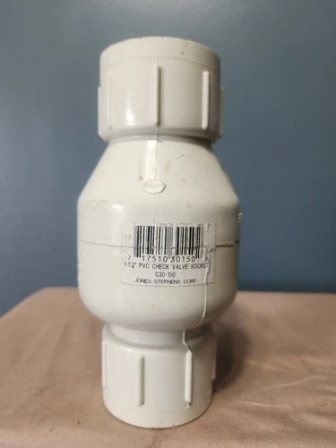 Jones Stephens C30-150, 1-1/2" Socket PVC Check Valve. Brand New. Slip - Picture 1 of 4