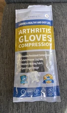 DRNAIETY 2 Pairs Arthritis Compression Gloves Black Small