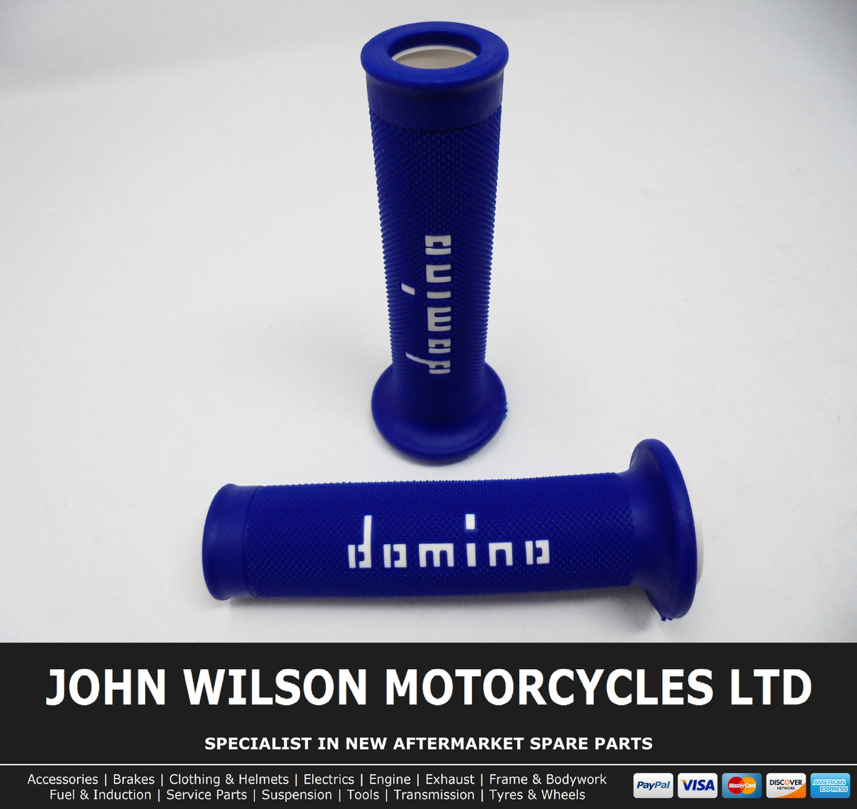 Kawasaki ZX-9R 900 B Ninja 1994 - 1997 Blue White Domino Handle