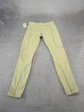 Outdoor Voices Leggings Womens Small Frostknit 7/8 Mojave Yellow NEW 