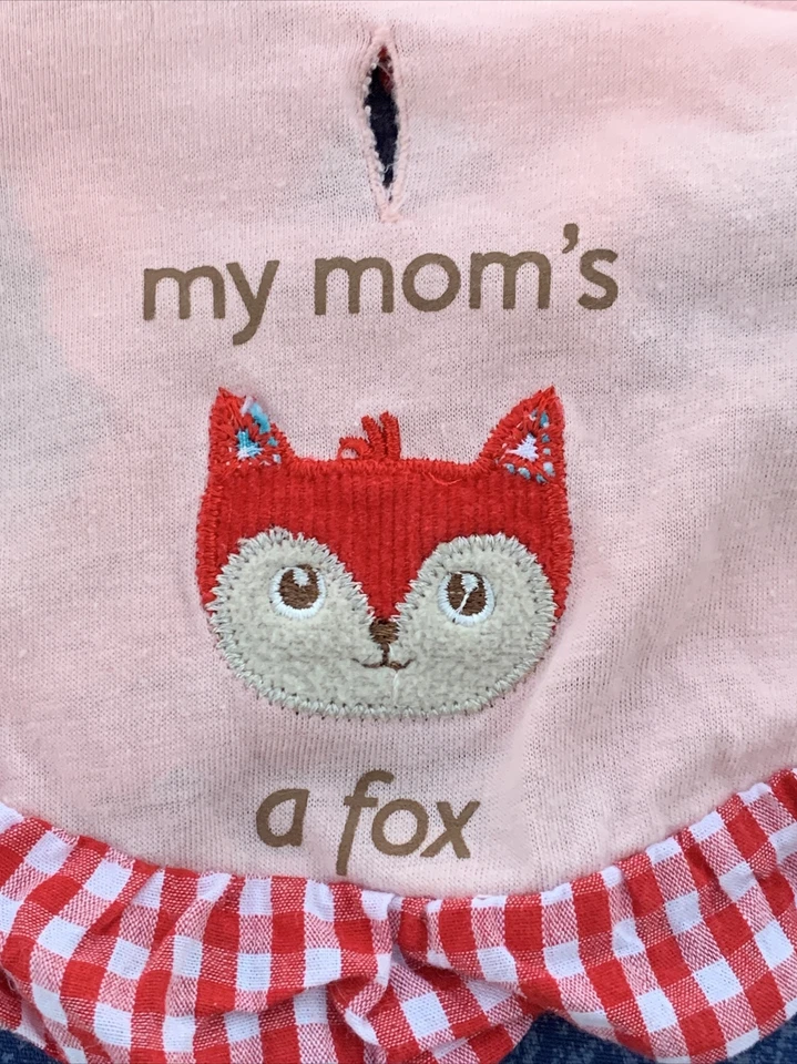 MARTHA STEWART Dog Sweater Apron PRECIOUS My MOM'S A FOX Size XS / S ❤️sj7m21 - Image 4 of 4