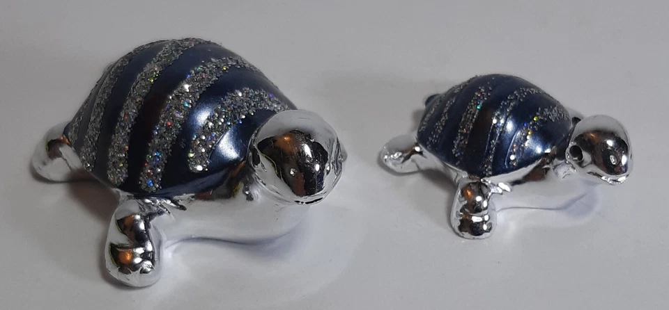 2 Microfusioni Tartaruga Argentate - Immagine 2 di 4