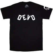 Devo - Booji Boy - Sleeve Print - Black t-shirt