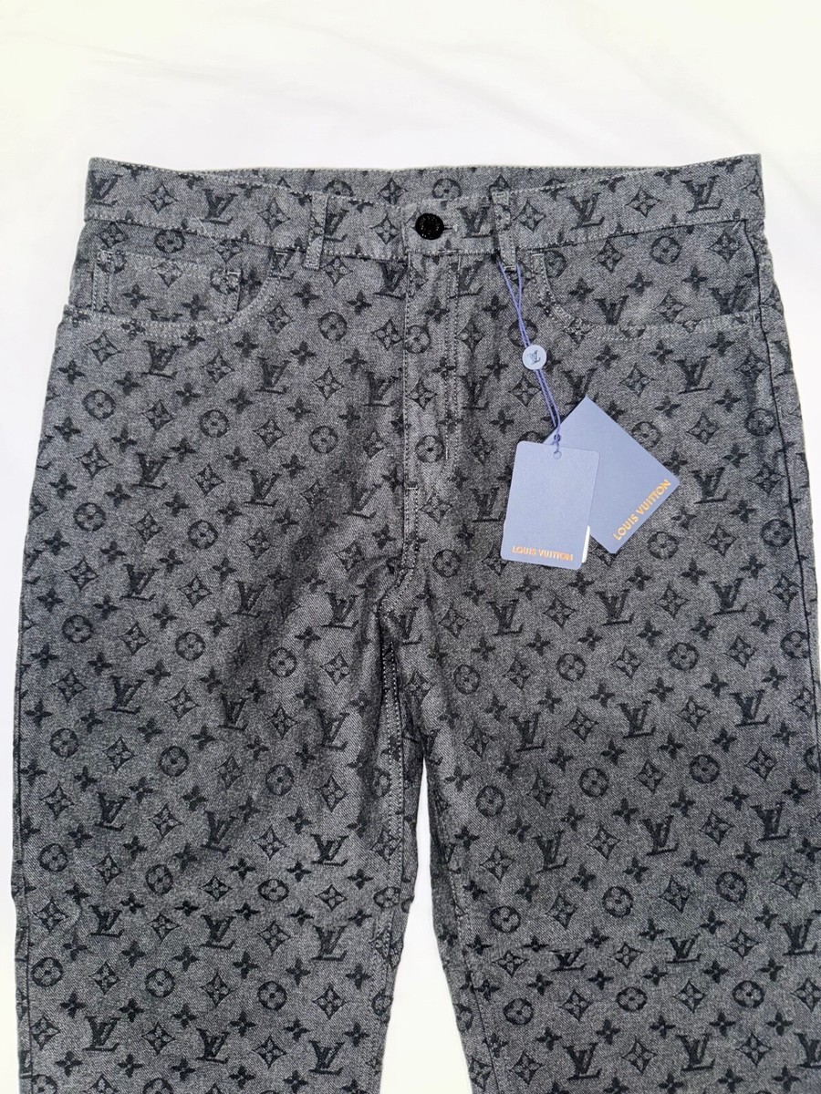 Louis Vuitton NBA Monogram Logo Gris Chine Grey Black Regular