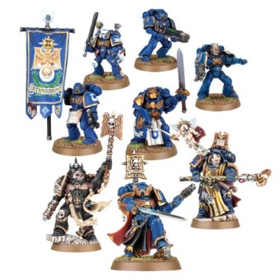 Games Workshop Warhammer 40k Space Marines Company Command Squad Neu NIB WH40K