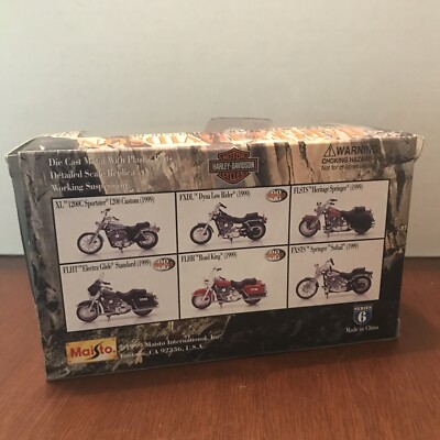 Harley Davidson 1:18 Maisto Series 2 FXSTS Springer Softail 