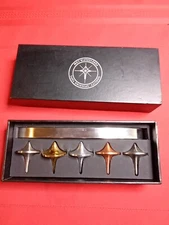 Foreverspin (5 Unique Tops and 1 Dock) Quality Spinning Tops