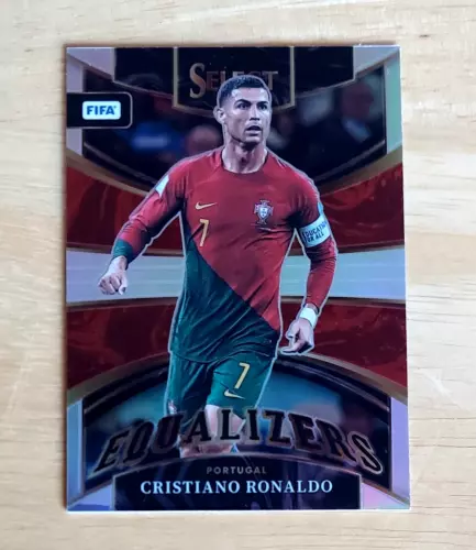 2022-23 Panini Select FIFA Equalizers Cristiano Ronaldo #21 Silver Prizm soccer