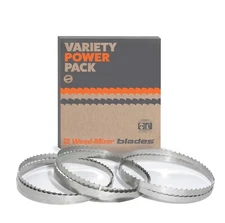 NEW Wood-Mizer 158" Sawmill Bandsaw Blades Variety 3-Pack DoubleHard 4°, 7°, 9°